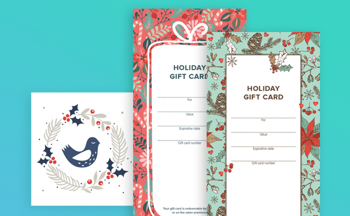 Perfect Holiday vouchers for your business for free