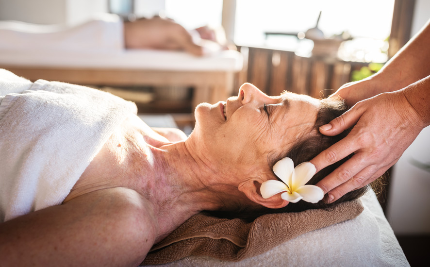 Mature beauty in SPA