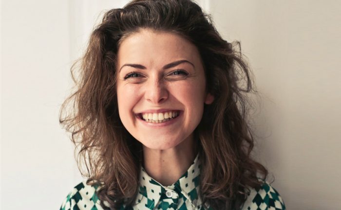 faking smile