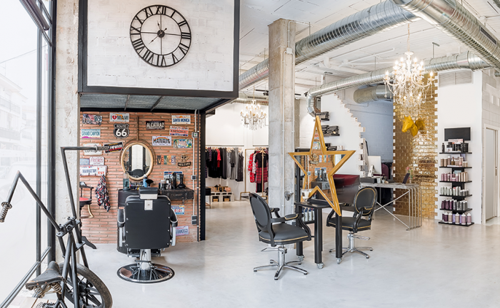 fashionable salon