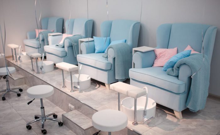 Nail salon furniture and equipment starter kit